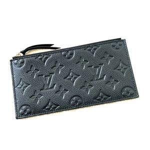 Louis Vuitton Félicie Pochette Noir Coin Insert